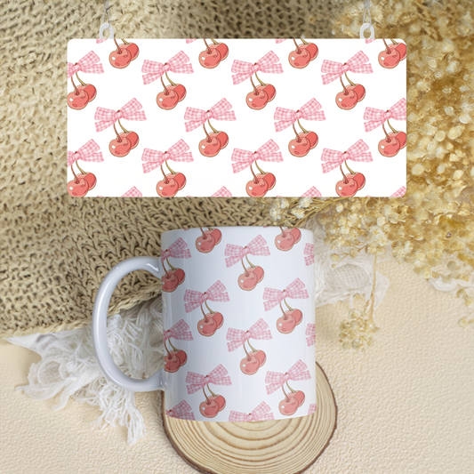 Coquette Cherry Pattern Mug