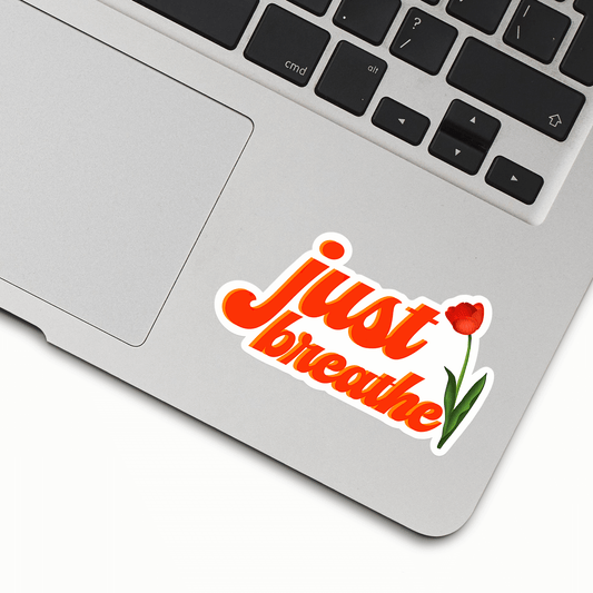 Just Breathe Sticker