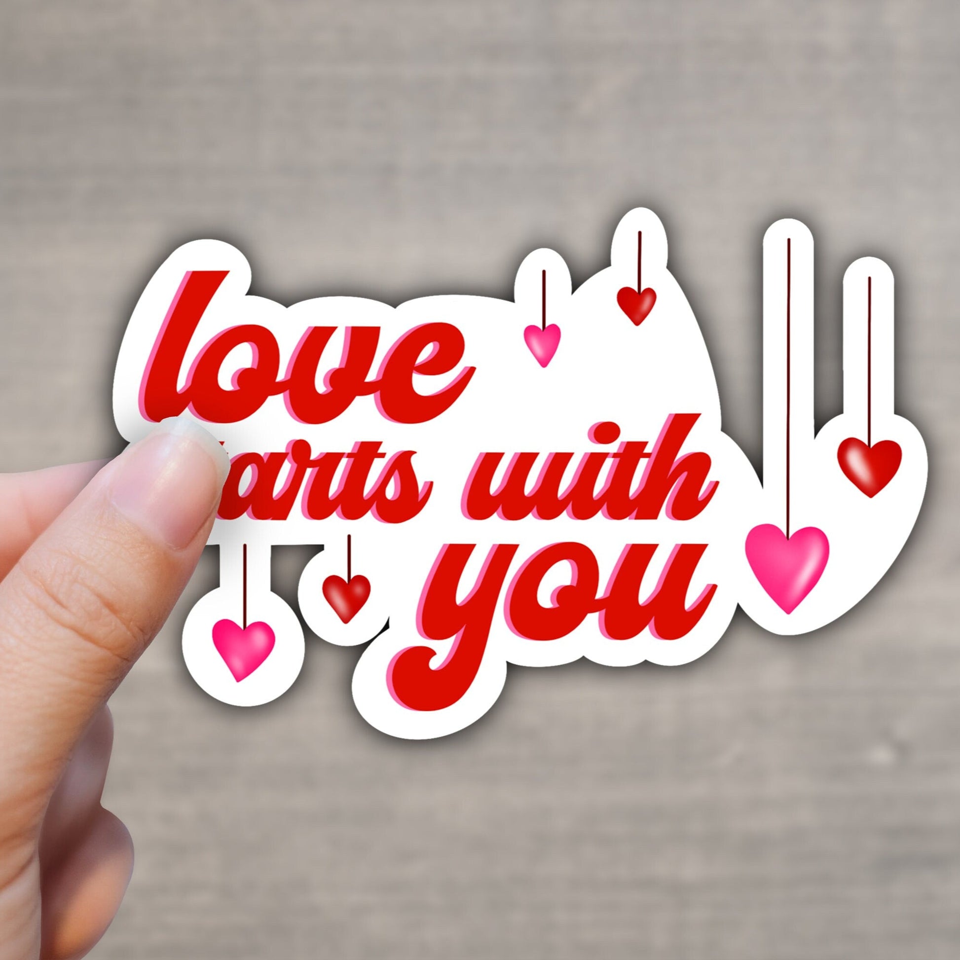 Love Starts With You Sticker