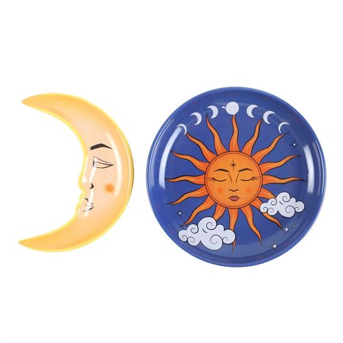 Sun and Moon Stacking Trinket Dish (Set of 2)
