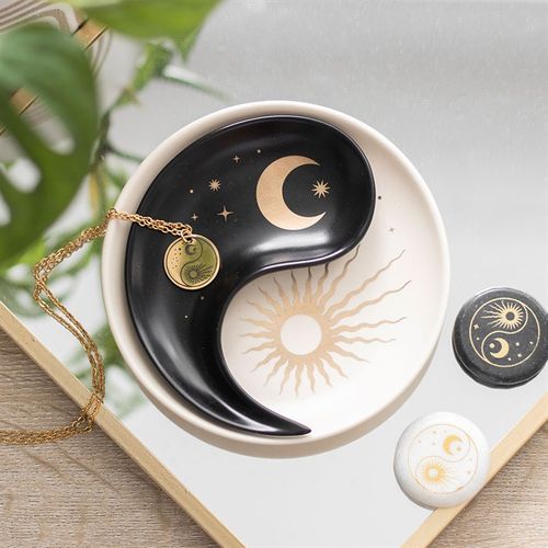 Yin Yang Stacking Trinket Dish (Set of 2)