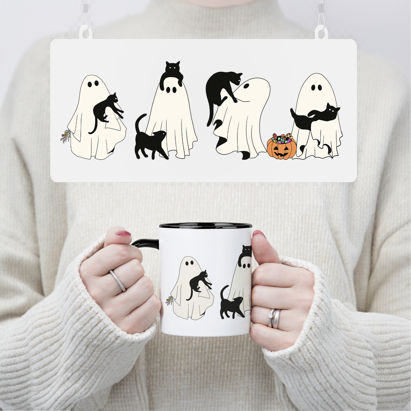 Ghosts & Cats Mug