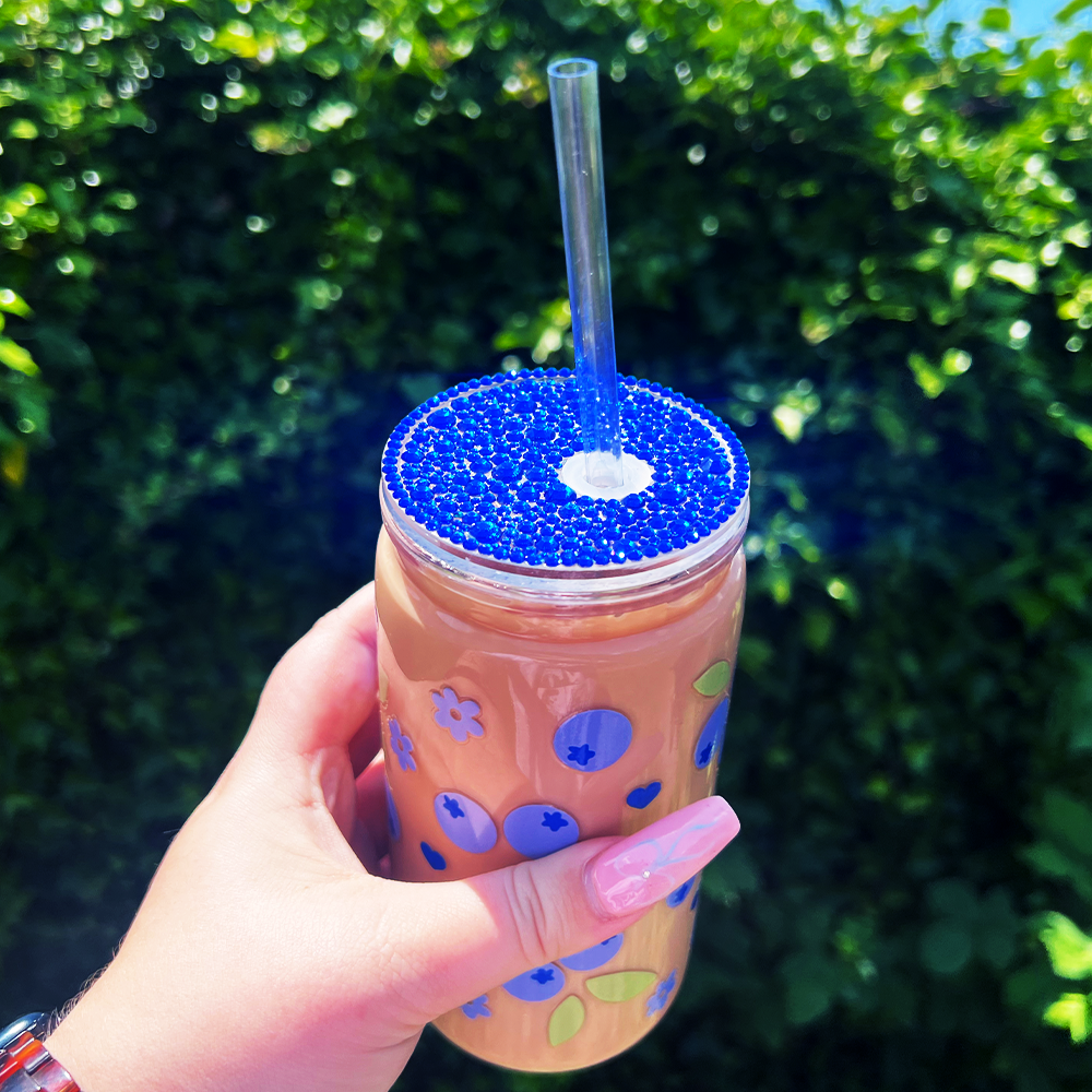 Blueberry Pancake Snowglobe Can Glass