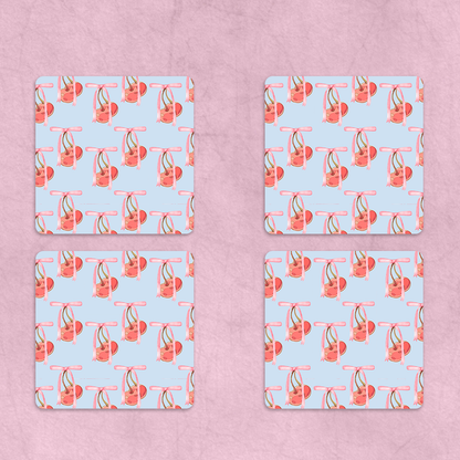 Coquette Cherries Coaster