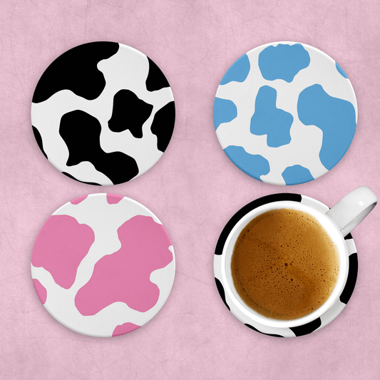 Cow Print Coaster