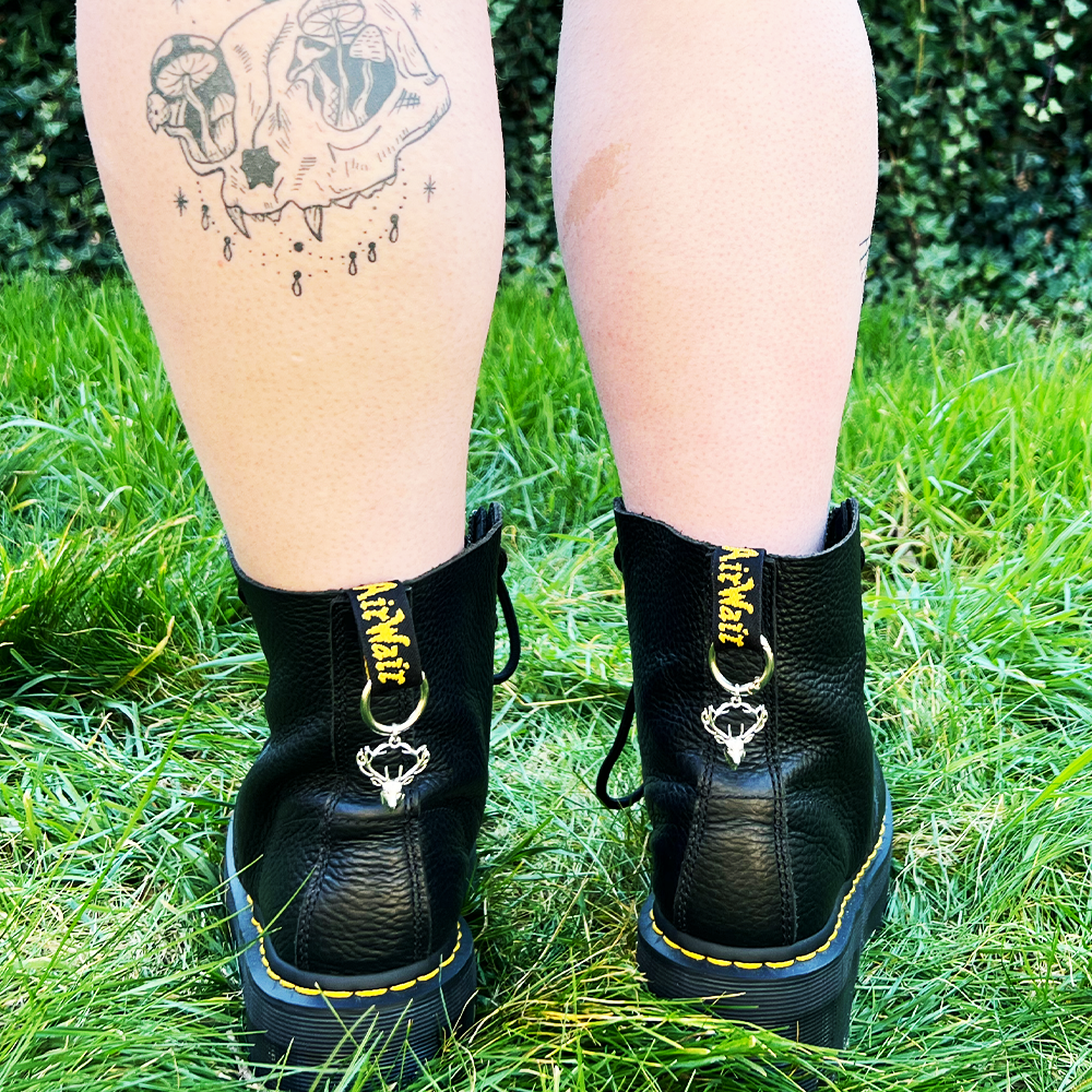 Deer Head Boot Charms