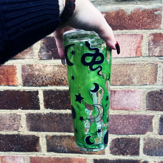 Celestial Snake Snowglobe Tumbler