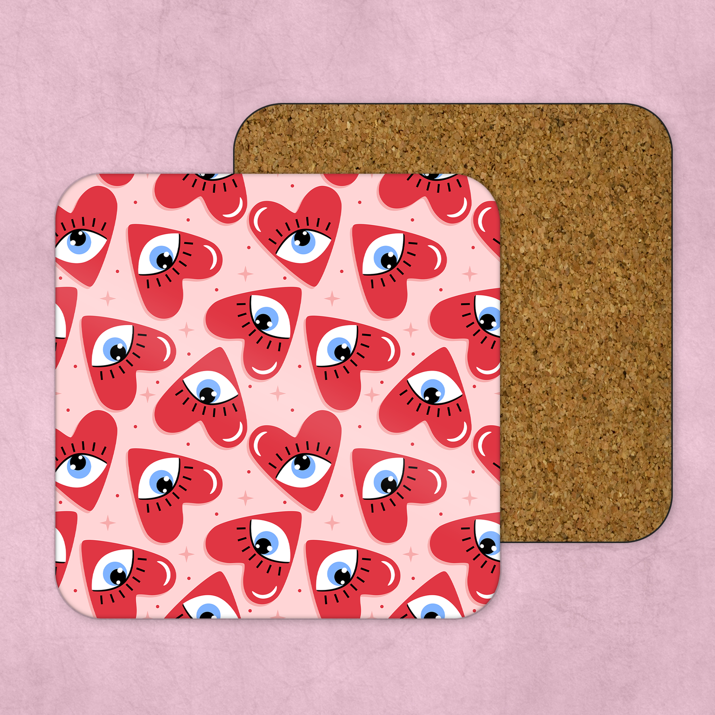 Heart Eyes Coaster