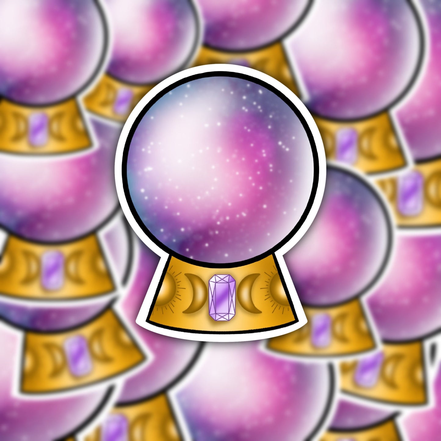 Crystal Ball Sticker