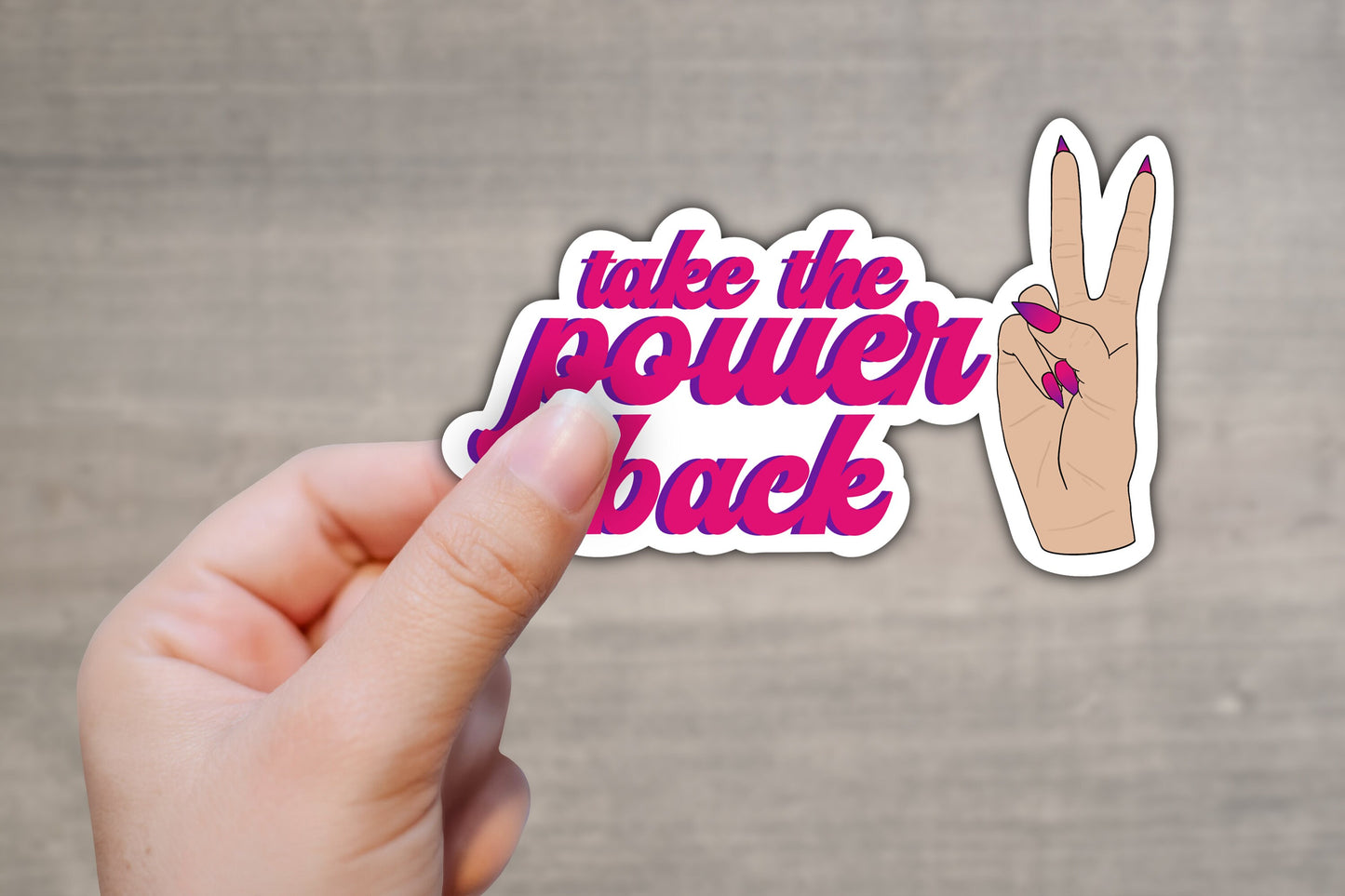 Take The Power Back Sticker