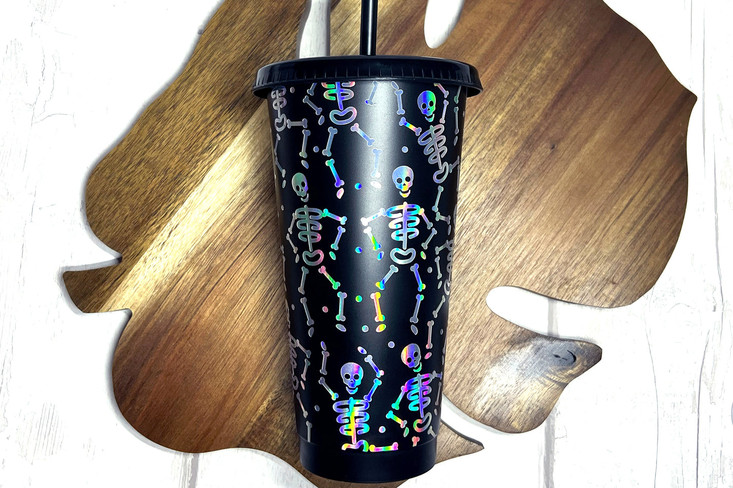 Holo Dancing Skeletons 24oz Tumbler