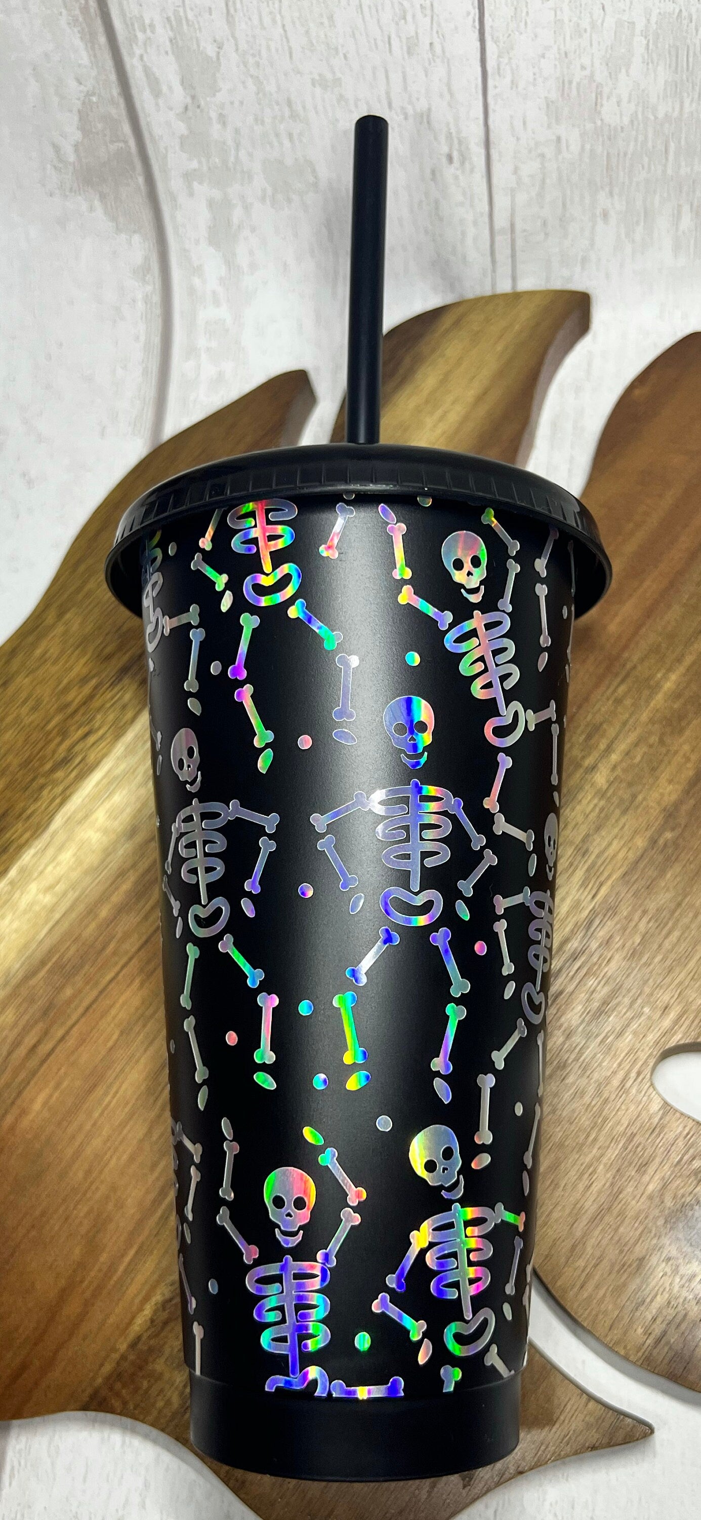 Holo Dancing Skeletons 24oz Tumbler