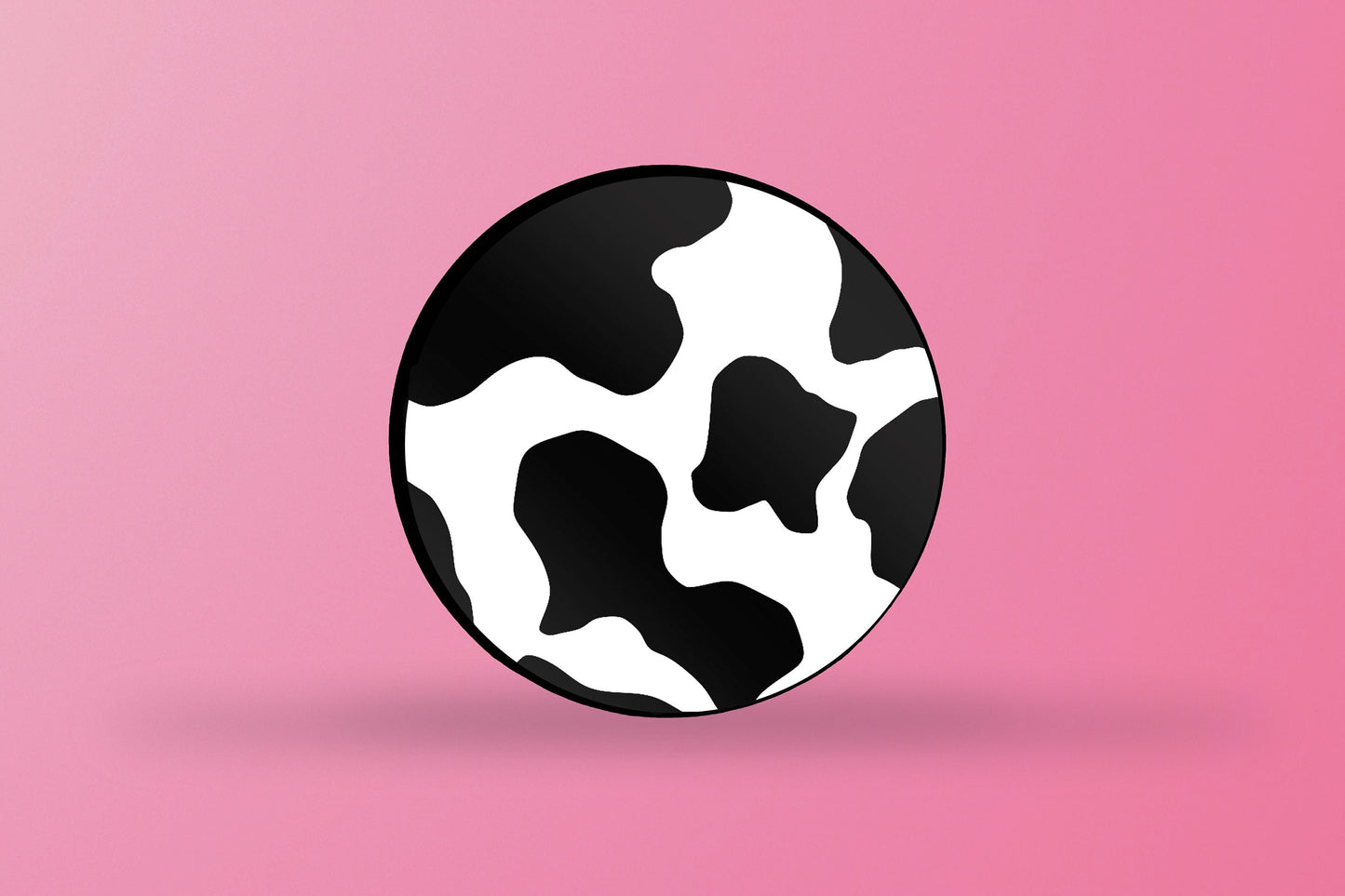 Cow Print Phone Grip