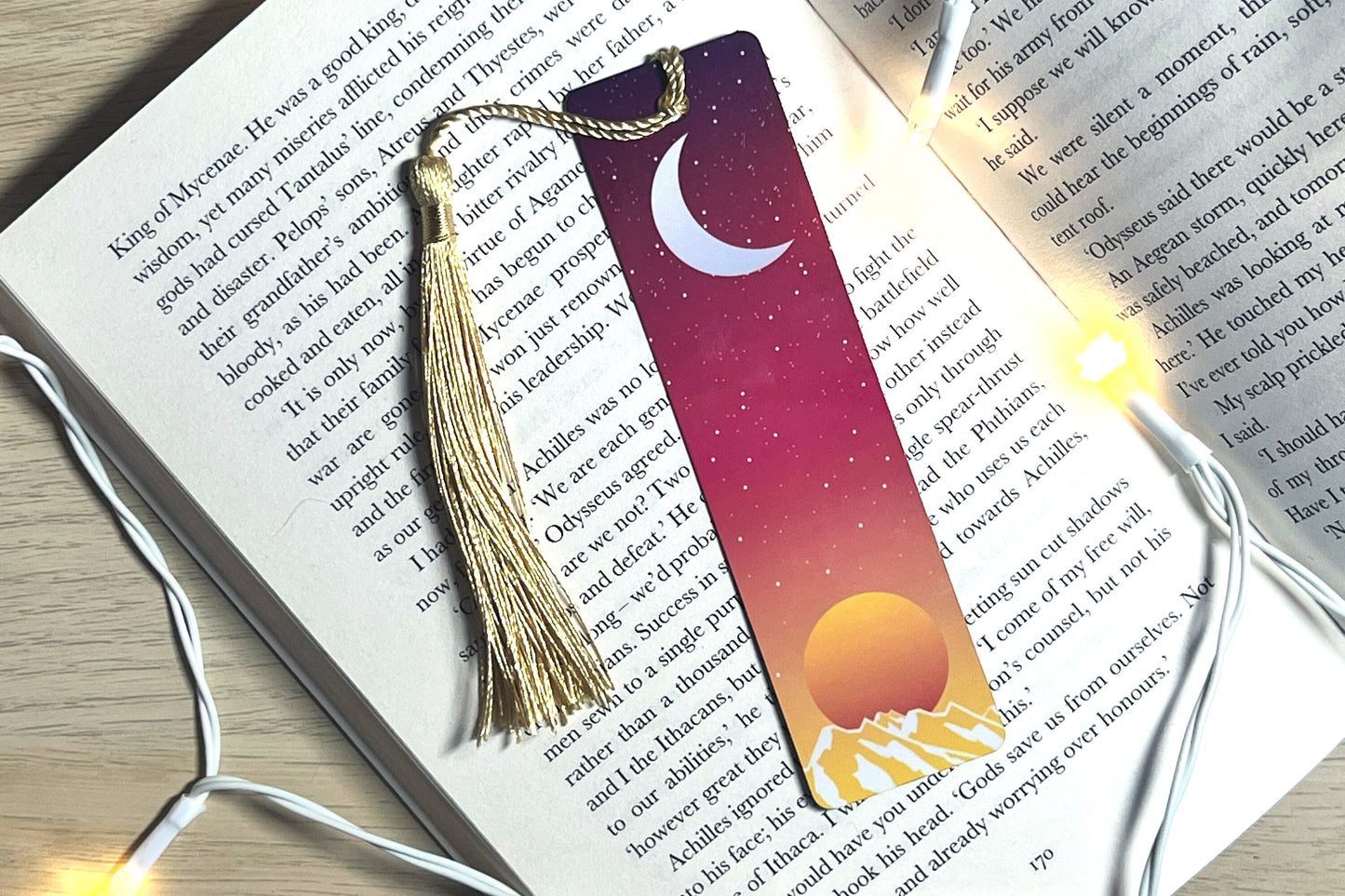 Sunset Landscape Bookmark