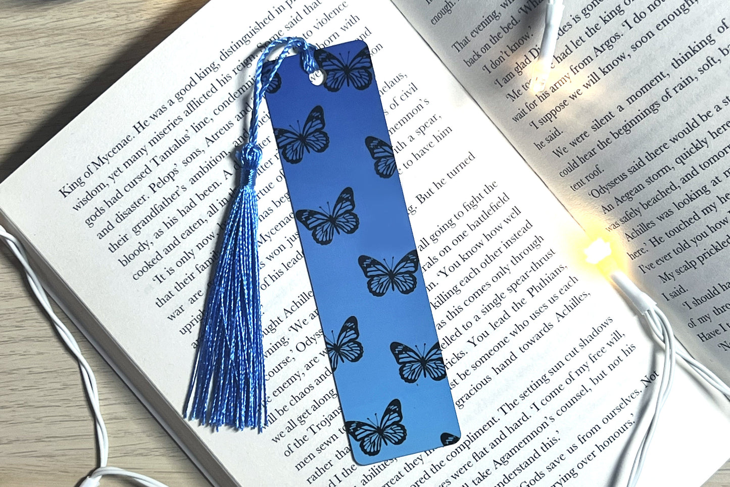 Blue Butterfly Bookmark