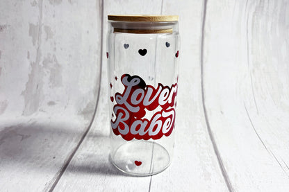 Lover Babe Libbey Can Glass