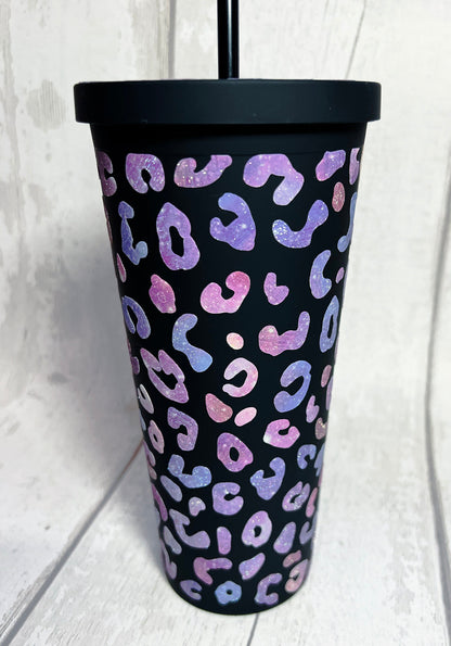 Nebula Leopard Print 24oz Tumbler