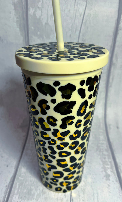 Leopard Print 24oz Double-Walled Tumbler