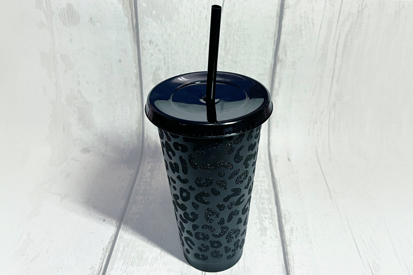 Black Leopard 24oz Tumbler