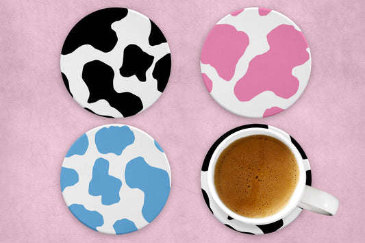 Cow Print Coaster