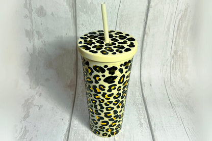 Leopard Print 24oz Double-Walled Tumbler