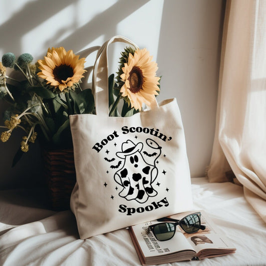 Spooky Cowboy Tote Bag