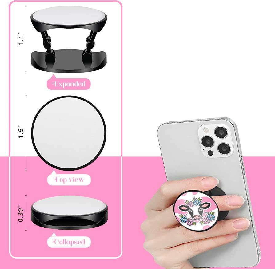 Cow Print Phone Grip