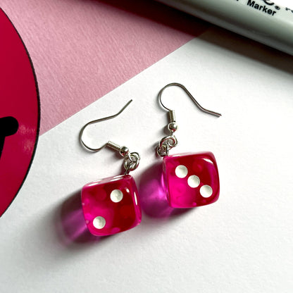 Dice Dangle Earrings