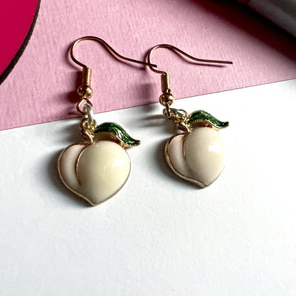 Peach Dangle Earrings