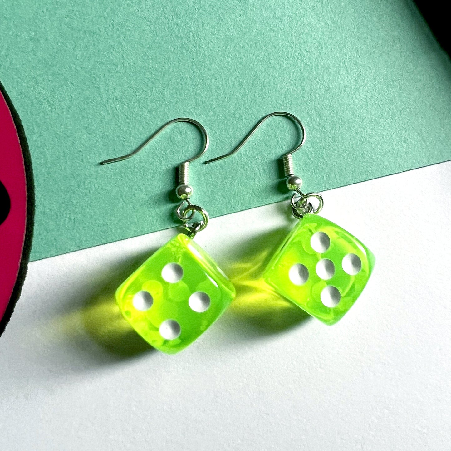 Dice Dangle Earrings