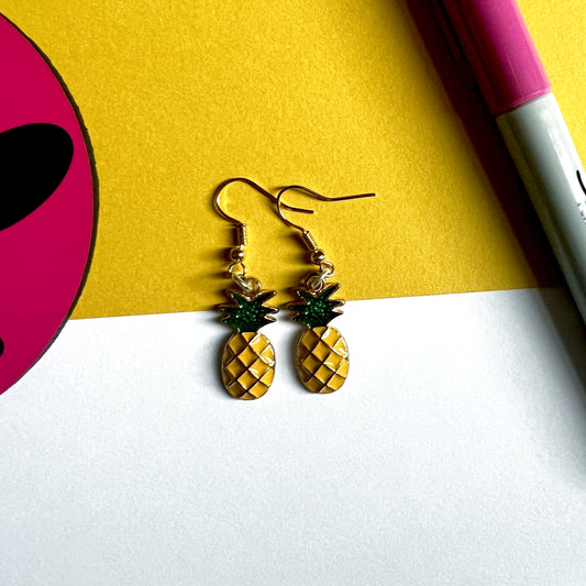 Pineapple Dangle Earrings