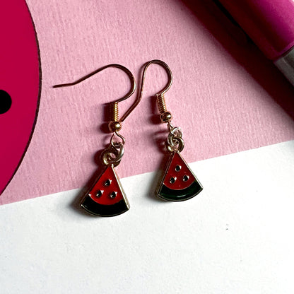 Watermelon Dangle Earrings