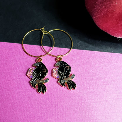 Raven Dangle Earrings