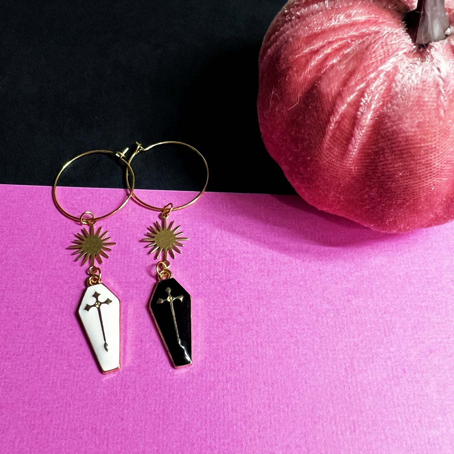 Coffin Dangle Earrings