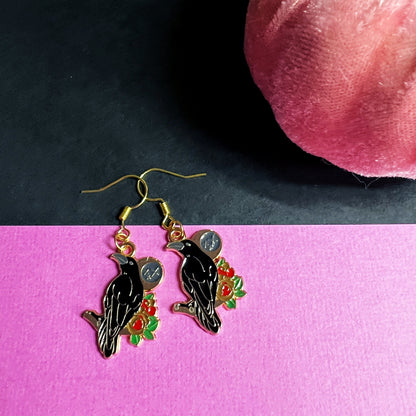 Raven Dangle Earrings