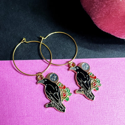 Raven Dangle Earrings