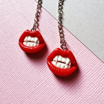 Vampire Dangle Earrings