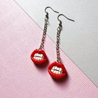 Vampire Dangle Earrings