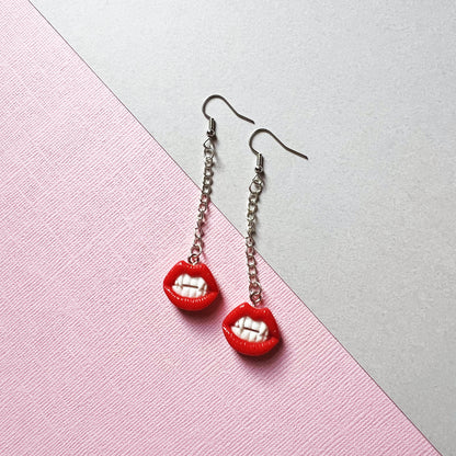 Vampire Dangle Earrings