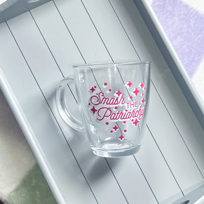 Smash the Patriarchy Glass Mug