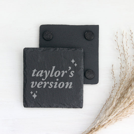 Taylor Swift 'Taylor's Version' Slate Coaster