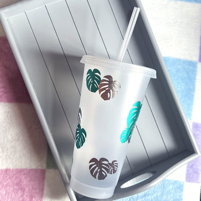 Monstera Leaf 24oz Tumbler