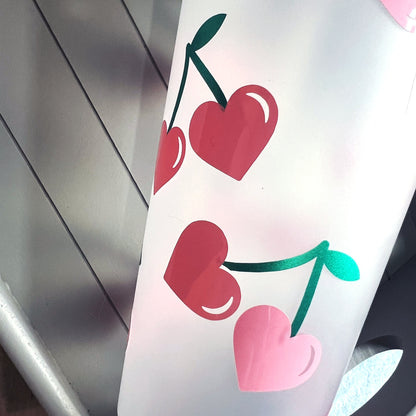 Cherry Heart 24oz Tumbler