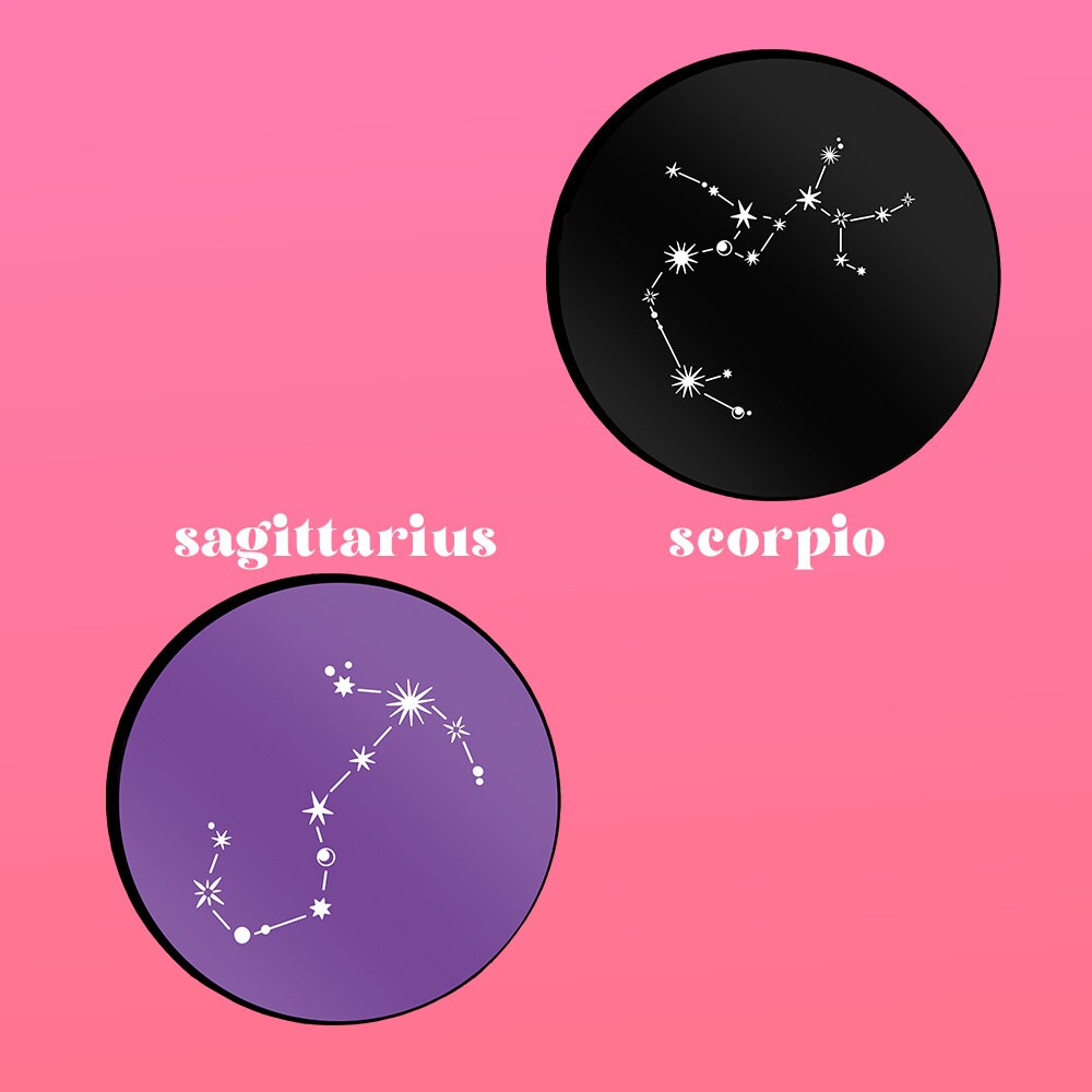 Zodiac Sign Constellation Phone Grip