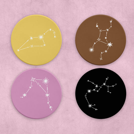 Zodiac Sign Constellation Coaster