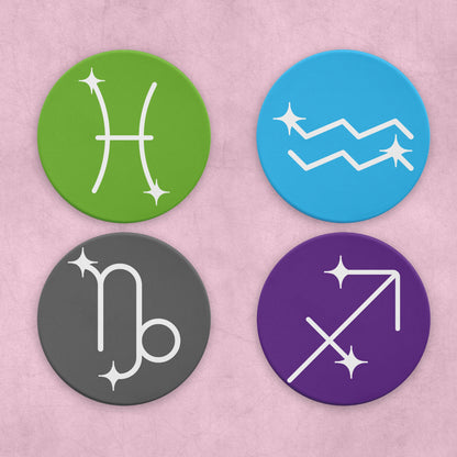 Zodiac Sign Symbol Coaster