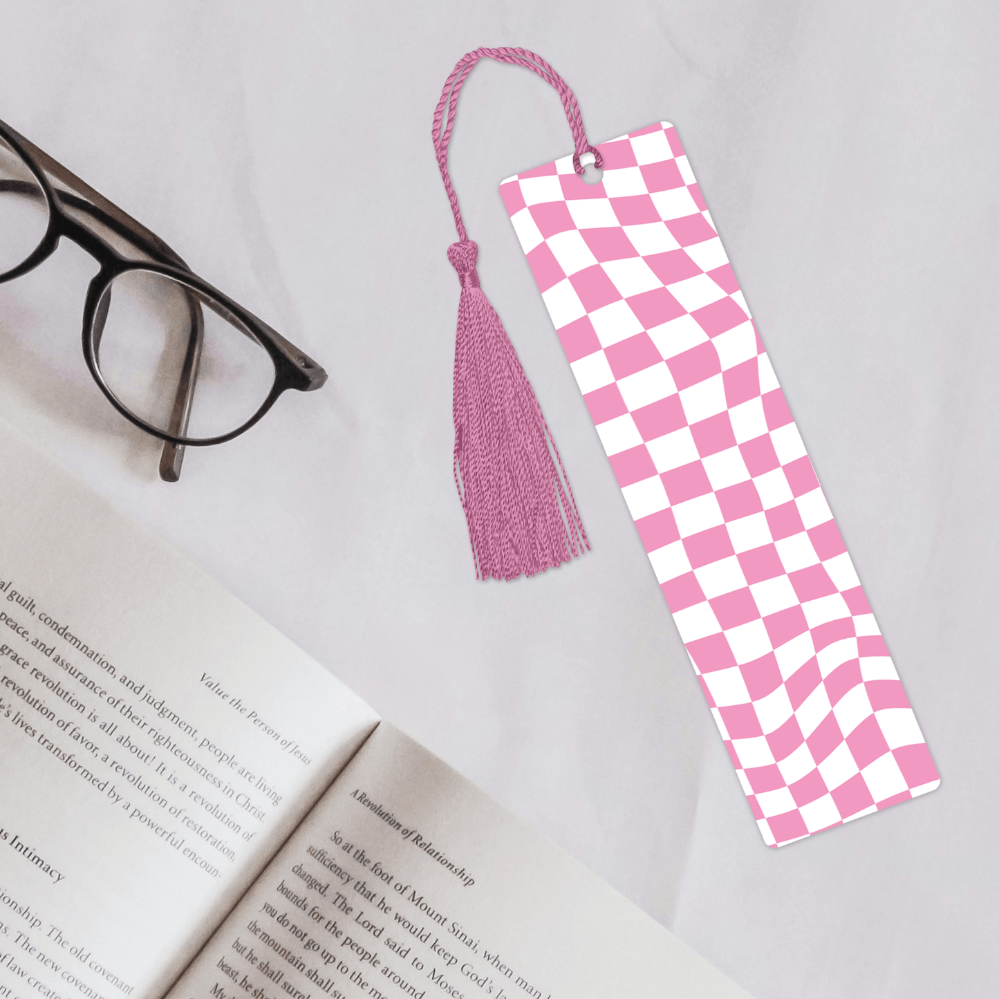 Abstract Checkerboard Bookmark