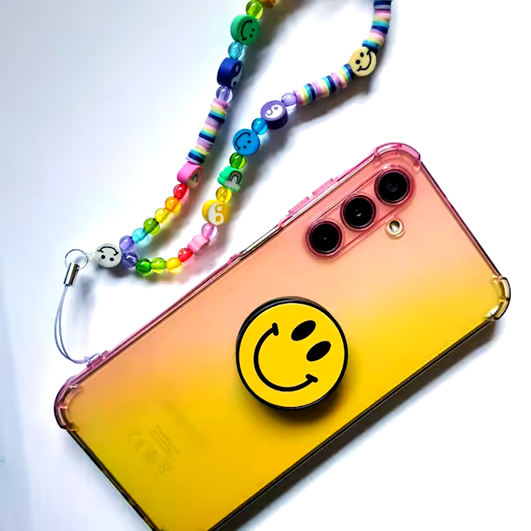 Smiley Face Phone Grip