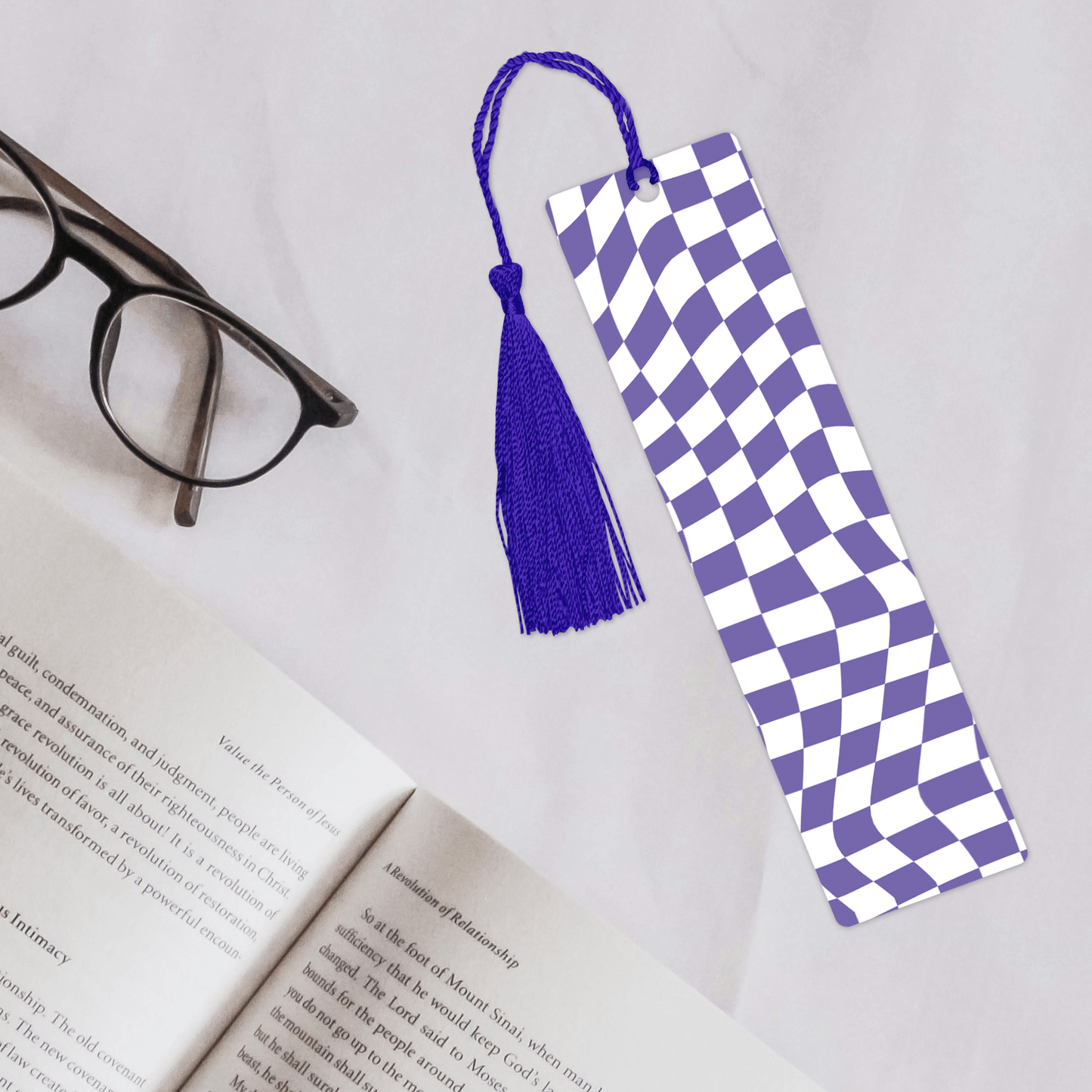 Abstract Checkerboard Bookmark