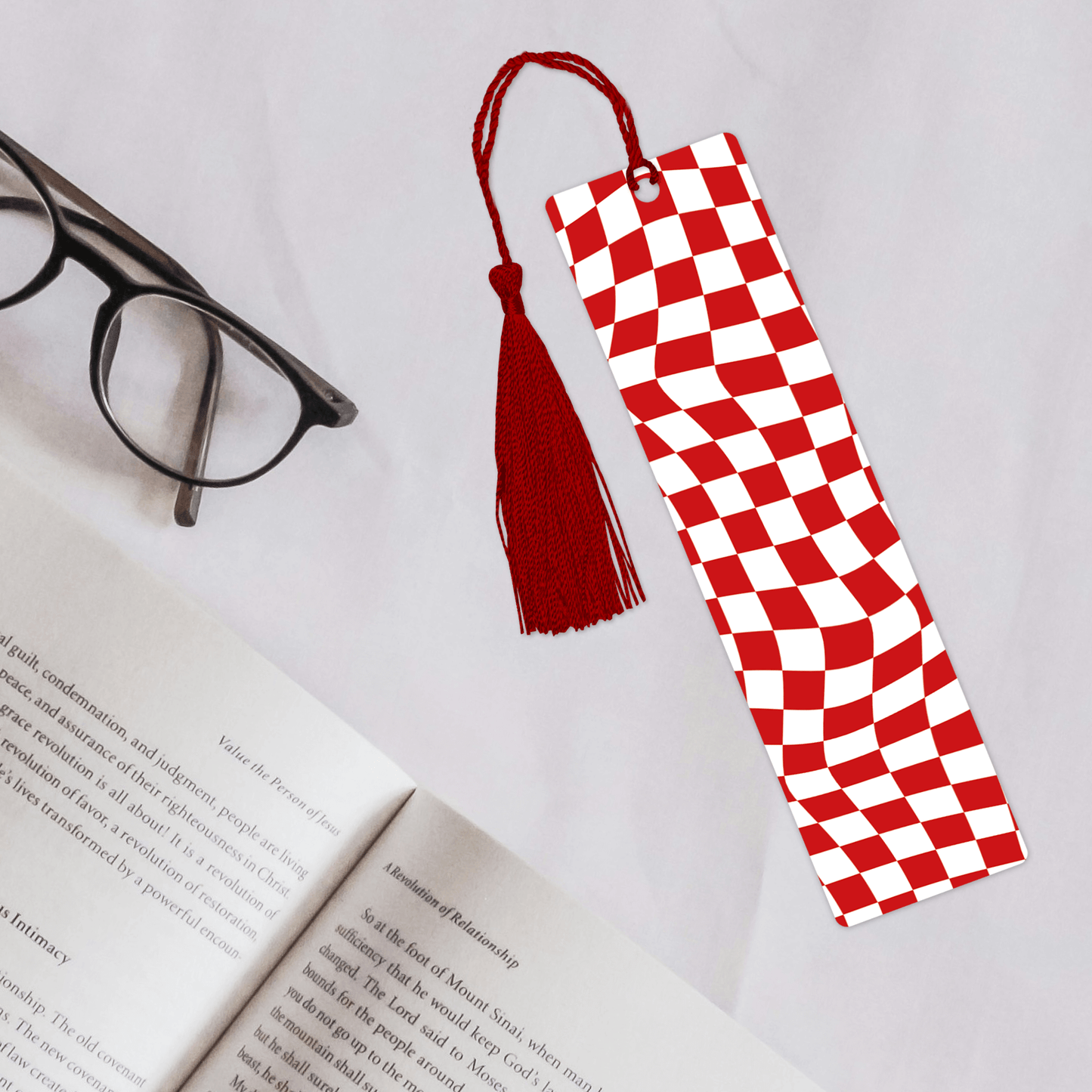 Abstract Checkerboard Bookmark